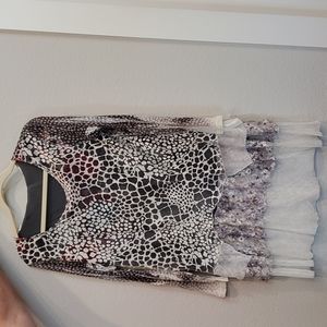 Style / Women’s Animal Print Design / Versatile Dress or Long Top / Tunic NWT